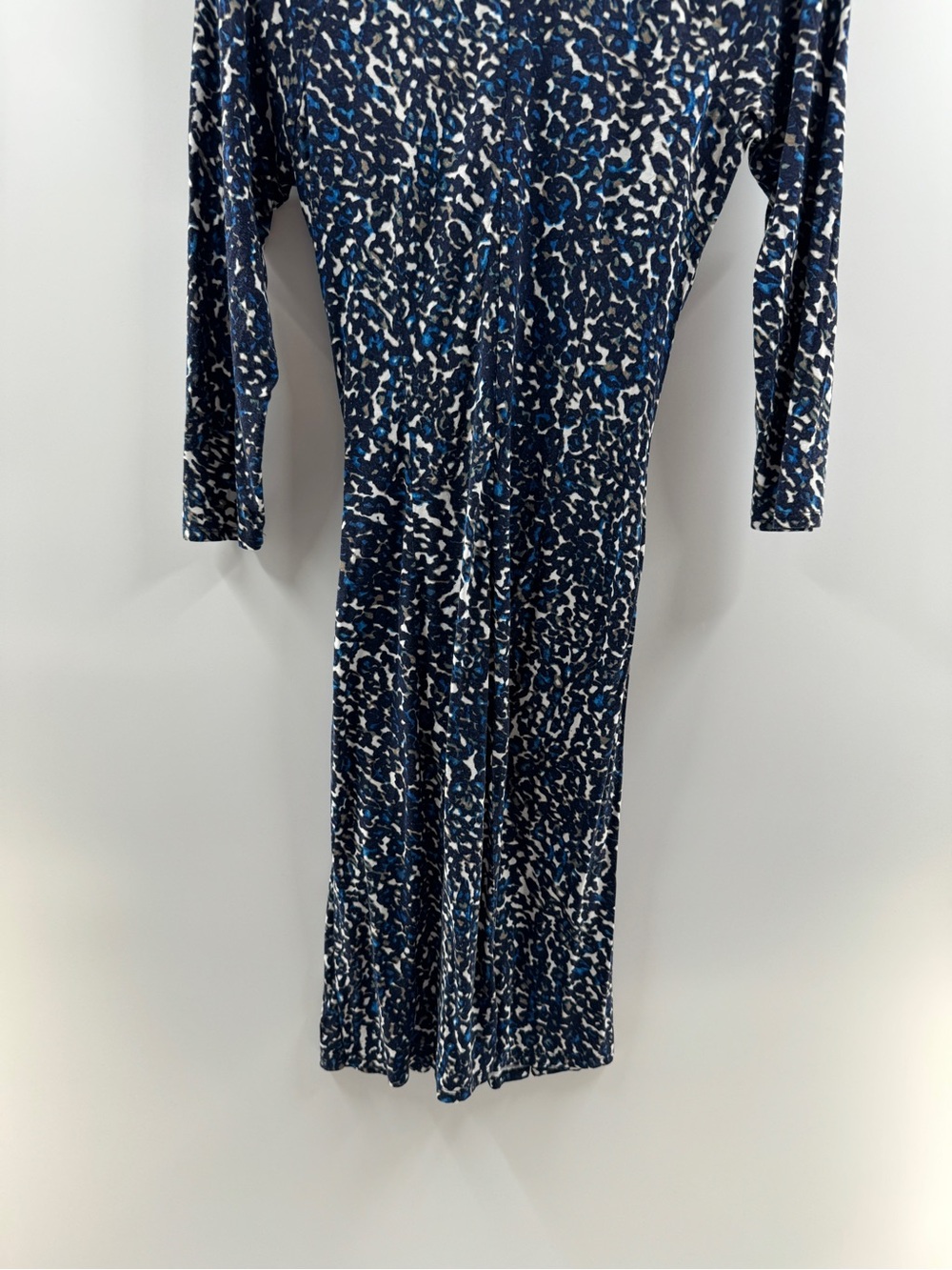 Ann Taylor Abstract Print Ruched Midi Dress – Women's XS - Picture 7 of 7